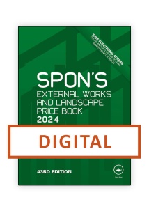 Spon's External Works and Landscape Price Book 2024 (E-BOOK ONLY)