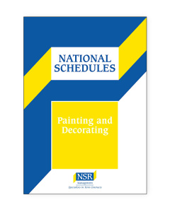 National Schedule of Rates Painting & Decorating 2021/2022