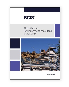 BCIS Alterations and Refurbishment Price Book 2024 - 29th edition