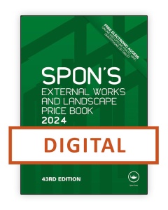 Spon's External Works and Landscape Price Book 2024 (E-BOOK ONLY)