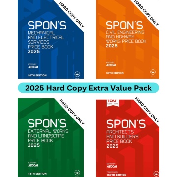 Spon's Price Guides 2025 - Hard Copy Only - Extra Value Pack