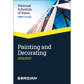National Schedule of Rates Painting & Decorating 2026/2027. NRM & SMM7 versions.