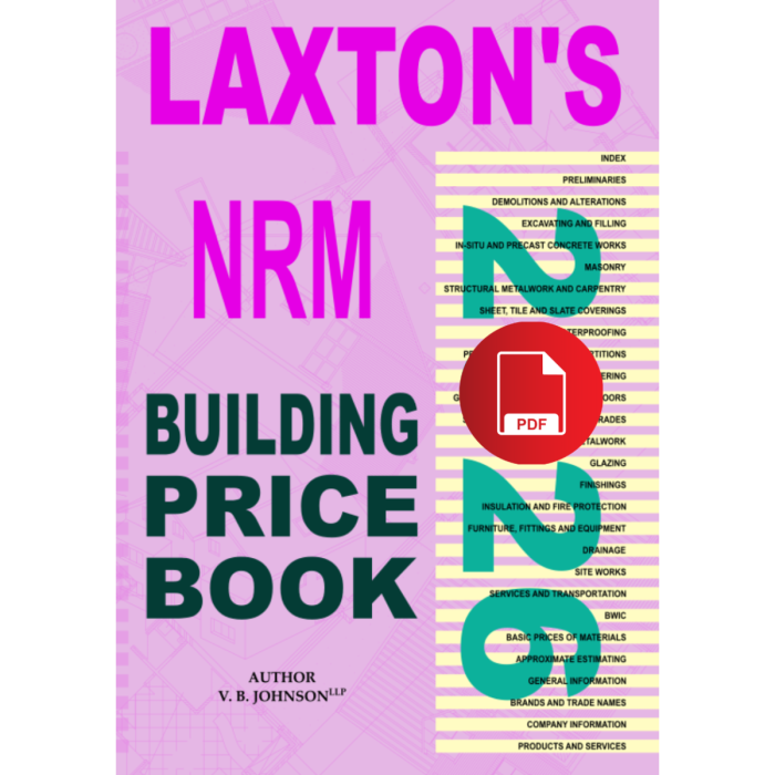 Laxton’s NRM Building Price Book 2026 (PDF)