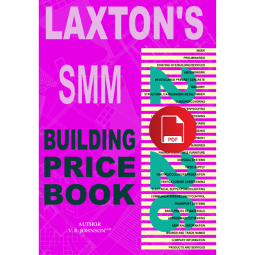 Laxton’s SMM Building Price Book 2026 - PDF