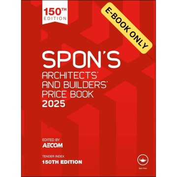 Spon's Architects' and Builders' Price Book 2025 (E-BOOK ONLY)