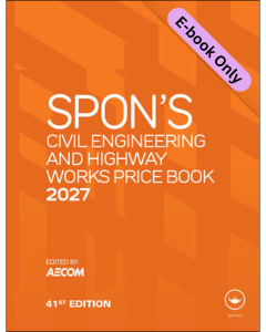 Spon's Civil Engineering and Highway Works Price Book 2027 (Ebook Only)